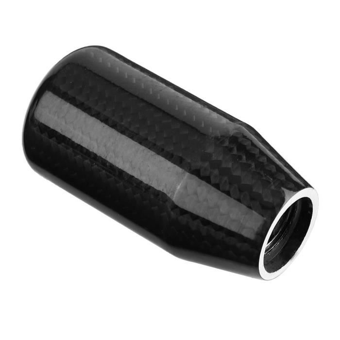 Pommeau De Levier De Vitesse Universel Sport - Design Élégant En Métal Noir Avec 3 Adaptateurs 8/10/12 Mm
