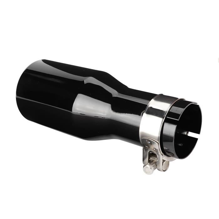 Embout D'Échappement Universel Acier Inox Chrome - Pour Tuyau <58mm - Style Sportif - Facile à Installer