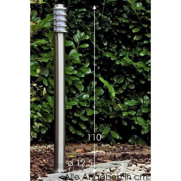 Lampe extérieur - HOFSTEIN - Sessa - Métal nickel mat - Abat-jour plastique blanc - IP 44 Lampe extérieur - HOFSTEIN - Sessa - Métal nickel mat - Abat-jour plastique blanc - IP 44