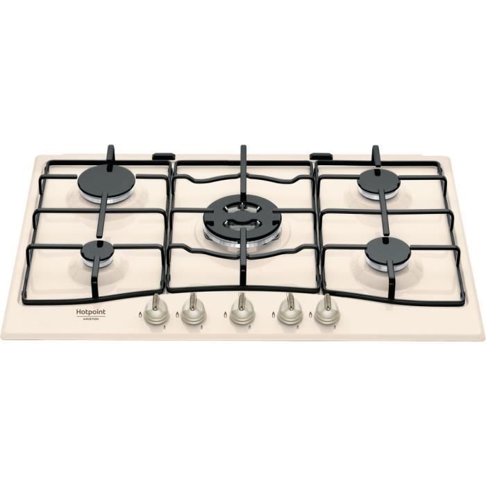 Cuisinière à gaz Hotpoint PCN 750 T OW R HA Émaillé acier émaillé Rond
