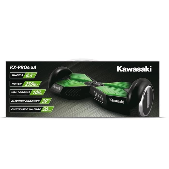 KAWASAKI Balance Hoverboard - Noir - Cdiscount Auto
