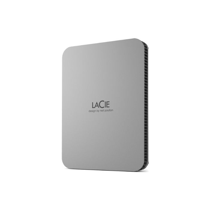 Disque dur portable externe - LACIE - Mobile Drive v2 - USB 3.1-C - 1To - Gris (STLP1000400)