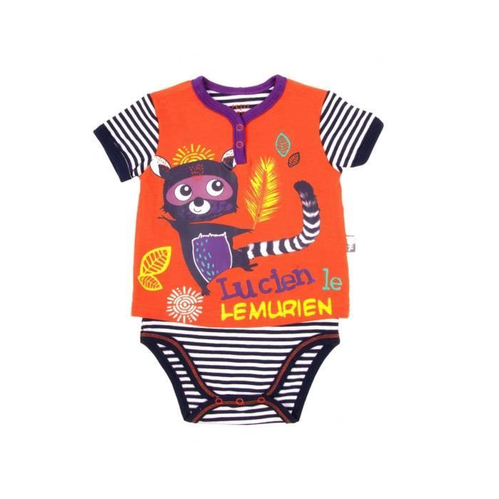 Body Tee Shirt Bebe Garcon Lemur Achat Vente Body Soldes Cdiscount