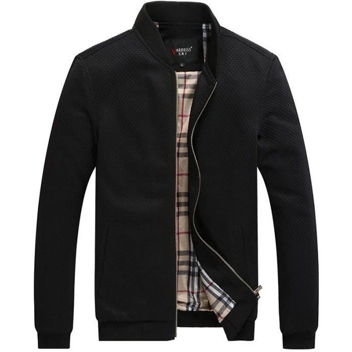 Veste matelasse homme col mao de sport a la mode Vêtement ...