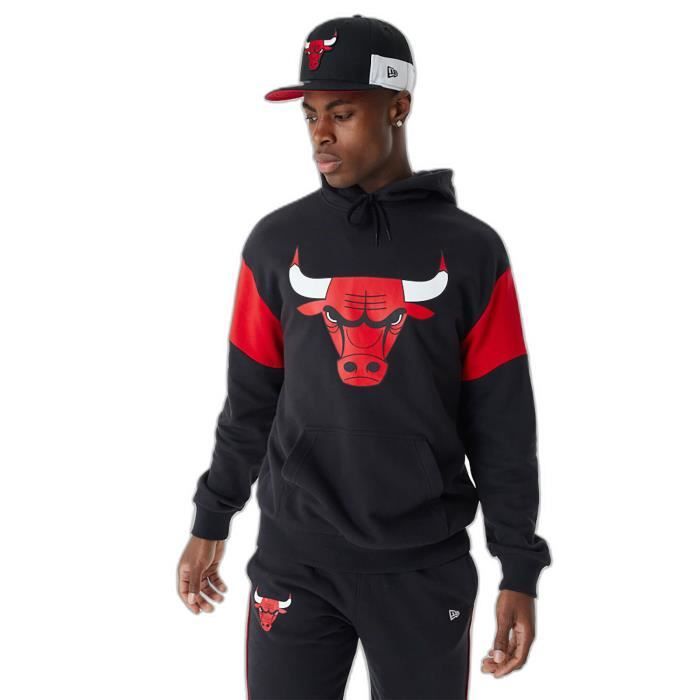 Sweatshirt à capuche Chicago Bulls NBA - noir/rouge - M