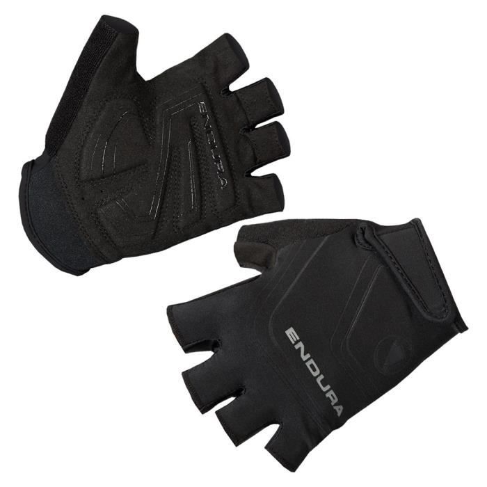 Gants de cyclisme - ENDURA - Xtract - Noir - Rembourrage gel - Paume silicone - Doigts courts Gants de cyclisme - ENDURA - Xtract - Noir - Rembourrage gel - Paume silicone - Doigts courts