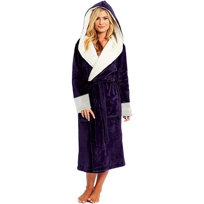 robe de chambre violette