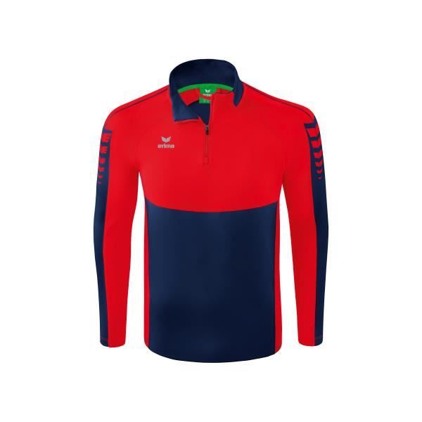 Sweat dentraînement Erima Six Wings - new navy/rouge - XXL - Homme - Multisport - Respirant
