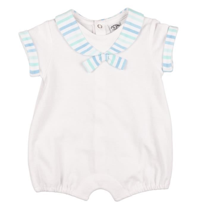 Pyjama Bébé NEXT - Lot De 3 Bodies Blancs - Taille 0 Mois - Pour Nouveau-né