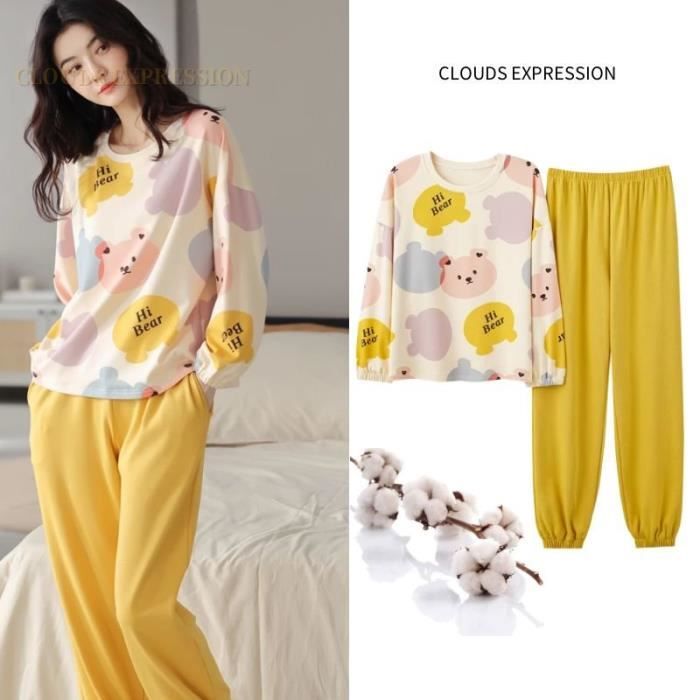 Pyjama Femme 2 Pièces En Velours Corail - Hiver Chaud, Confortable, Grande Taille, Ensemble D'intérieur Décontracté