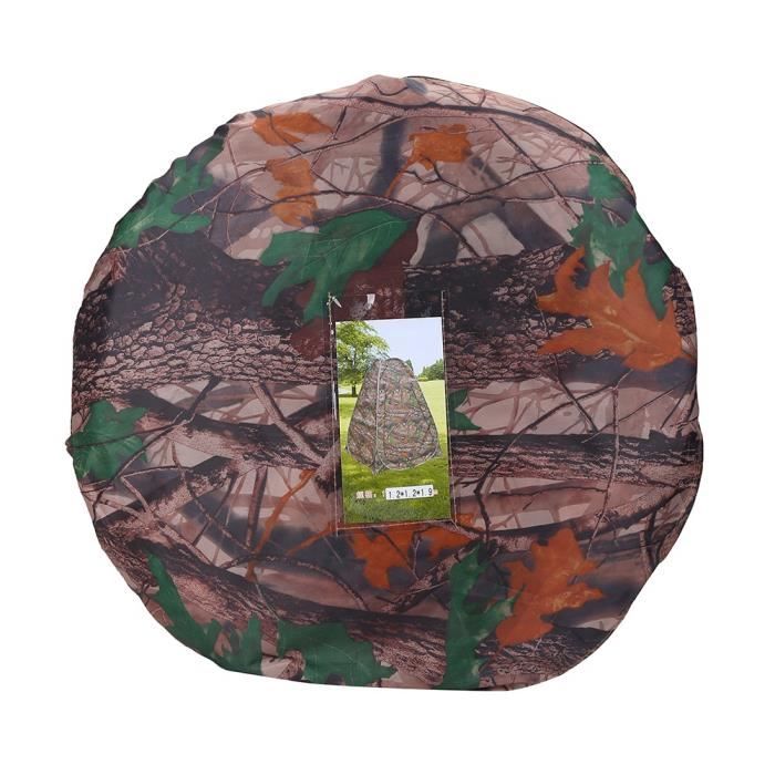 Tente Camouflage Pop-up 270° Transparente - Pour Camping, Chasse, Observation - 2-3 Personnes, Imperméable - 13