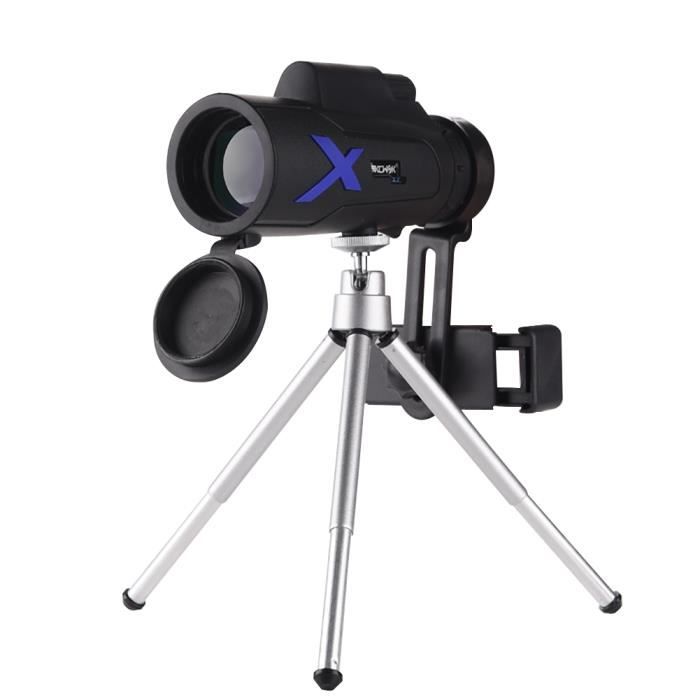 Monoculaire Télescope 30x40 HD Puissant - Étanche Avec Trépied Et Adaptateur Smartphone Pour Observation Oiseaux, Voyage, Chasse