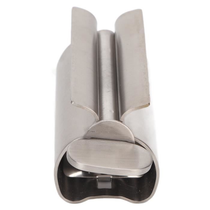 Presses Tube En Métal - Lot De 4 - Acier Inoxydable/Zinc Argenté 8cm - Pour Dentifrice, Crèmes, Tubes Alimentaires
