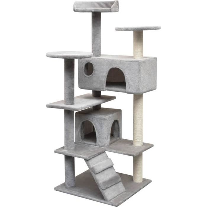 Arbre A Chat Meubles Pour Chats Grande Capacite Griffoir Niches Colonnes Renforcees Avec Griffoirs En Sisal 125 Cm Gris Cdiscount Animalerie Arbre A Chat Meubles Pour Chats Grande Capacite Griffoir Niches Colonnes Renforcees Avec Griffoirs En Sisal 125 Cm Gris Cdiscount Animalerie