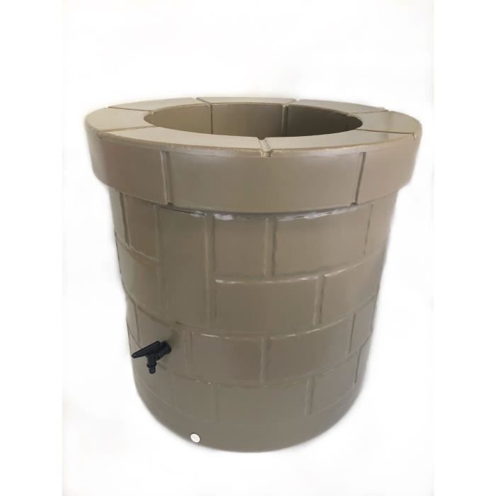 Puit Recuperateur Deau Pehd 340 L Gris