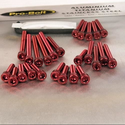 Kit Visserie moteur Z1000 10 Rouge