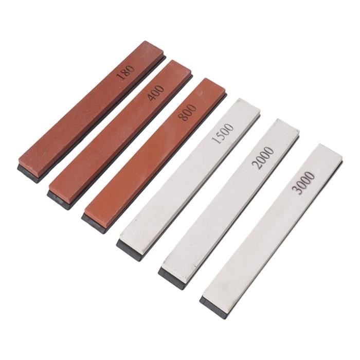 Pierre Affûtage Couteau Cuisine Pierre à Aiguiser 4 En 1 Professionnelle - Grains 400/1000/3000/8000, Pour Couteaux Et Outils Aiguiseur Couteau 4 Grains