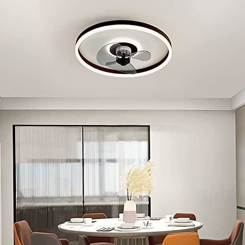 Ventilateur De Plafond LED à Pales Repliables Naira Noir 50W 6000lm CCT Avec Télécommande