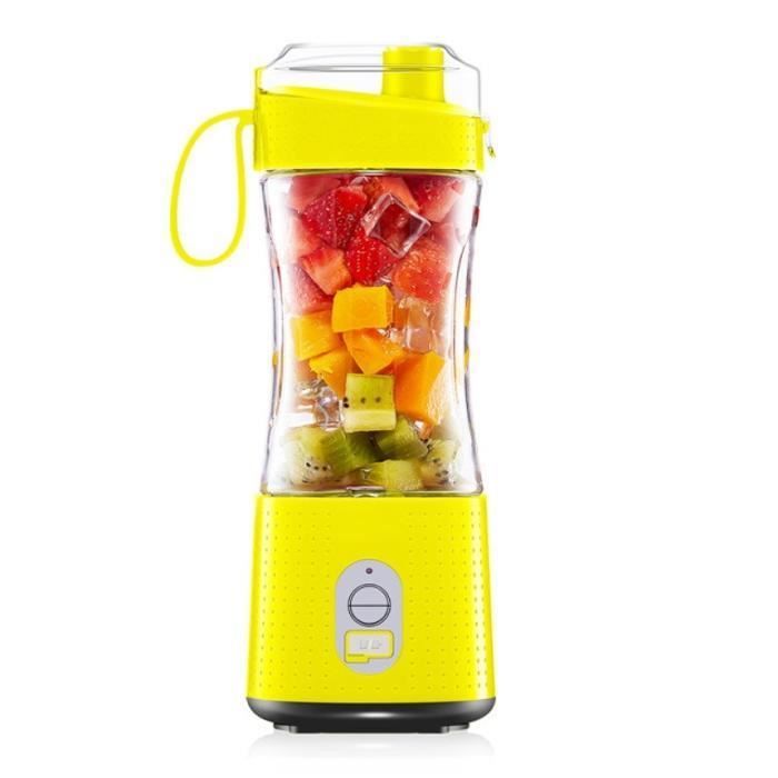 Mixeur Portable USB FENGQ - 400ml, 6 Lames, 21000 Tr/min | Parfait Pour Smoothies, Sport Et Voyage