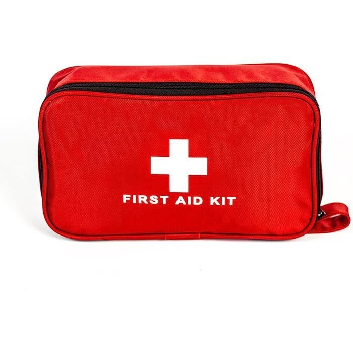 Trousse De Premiers Secours General Medi 215 Pièces + Mini 43 Pièces | Rouge | Pour Maison, Voiture, Camping, Voyage