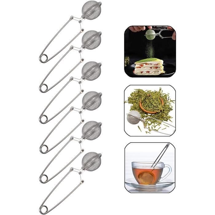 Pince à Thé - Filtre à Tisane - Cuillère Infuseur - Réutilisable