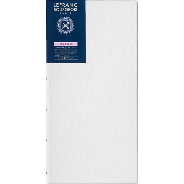 Châssis Toile Lin Classique 3F Lefranc Bourgeois - 100% Lin 390g/m², Prêt à Peindre, Clés Incluses, Qualité Musée