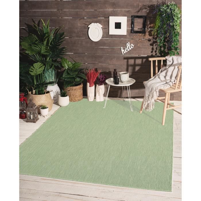 Tapis Résistant - THE CARPET - Mistra - Vert - 80x200 cm - Moderne