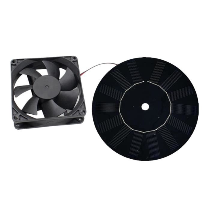 Ventilateur Solaire 6V Pour Serre, Poulailler, Niche - Panneau Solaire Inclus - Aération Sans électricité