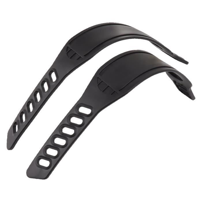 Sangles de pédales pour vélo d'exercice - VGEBY - Réglables en plastique - Accessoire de fitness universel