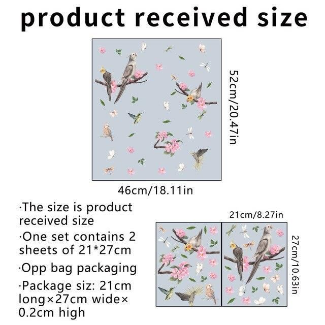 Sticker mural grand arbre vinyle autocollant arbre soufflant dans le
