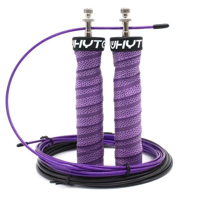 CORDE A SAUTER,PurpleCorde à sauter Crossfit Pro, roulements à billes,