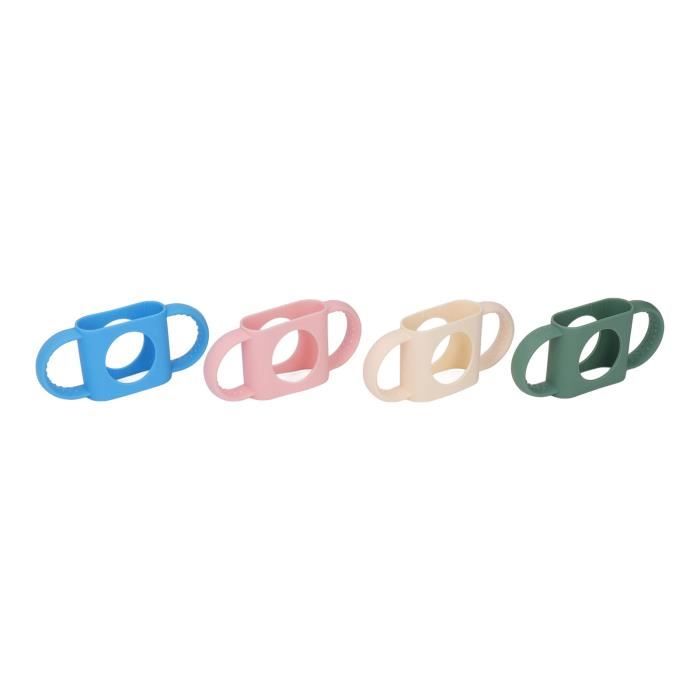 2 Poignées De Biberon En Silicone - Prise Ergonomique Pour Bébé, Adaptée Aux Cols Larges, Design Ailes D'Ange
