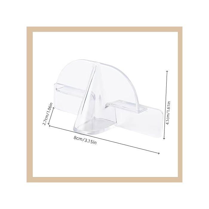 Lot de 8 supports muraux adhésifs pour lunettes de vue et lunettes de