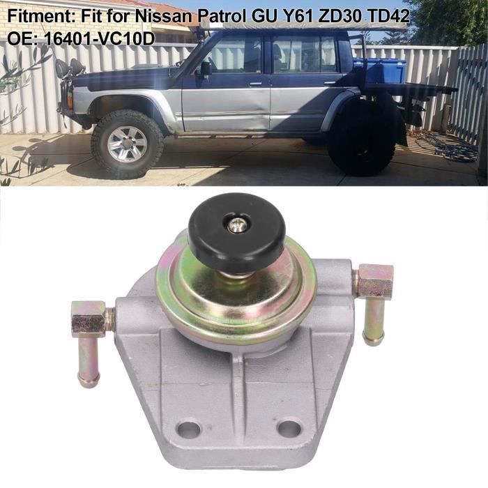 Pompe D'Amorçage Filtre à Carburant 16401-VC10D – Compatible Nissan GU Y61 ZD30 TD42