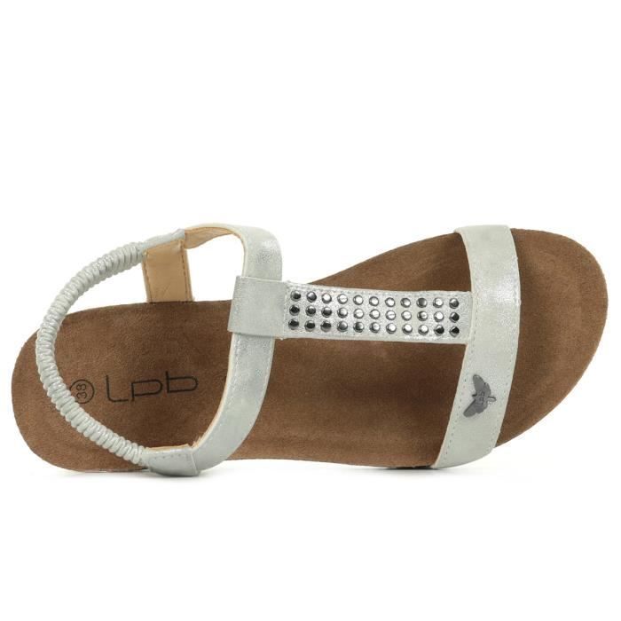 Sandales Les Petites Bombes Rosalie Argent Synth tique A