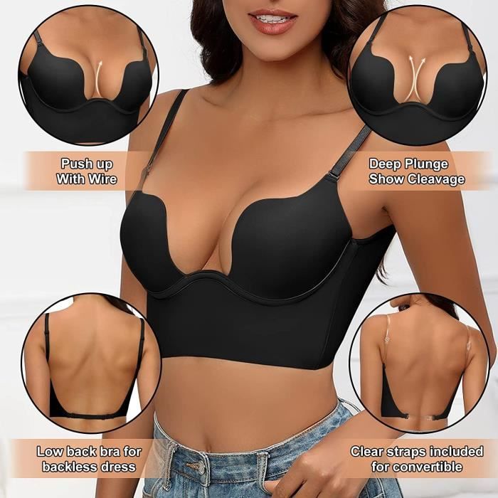 Soutien Gorge Dos Nu Push Up - Alicia