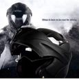 Bluetooth Casque Modulables pour Moto Casques Intégraux Racing Motocross avec Double Visière ECE Homologué, Casque avec Haut-Parle-2