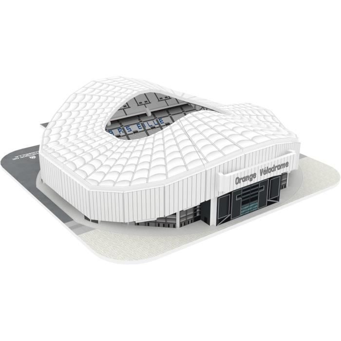 Megableu- Puzzle-Stade 3D Orange Velodrome (Olympique DE Marseille) avec LED, 678266