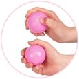 KiddyMoon 100-6Cm Balles Colorées Plastique Pour Piscine Enfant Bébé Fabriqué En EU, Blanc-Gris-Rose Poudré-3