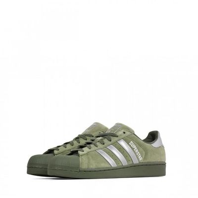 Basket adidas Originals SUPERSTAR B41988 Kaki Argent Homme Kaki Cdiscount Chaussures