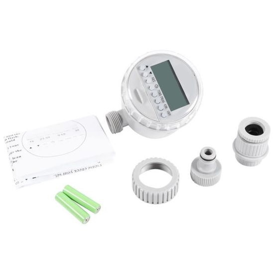 CULER Jardin Arrosage Solaire Programmateur darrosage Automatique Contr/ôleurs dirrigation Syst/ème dirrigation LCD num/érique Minuteur