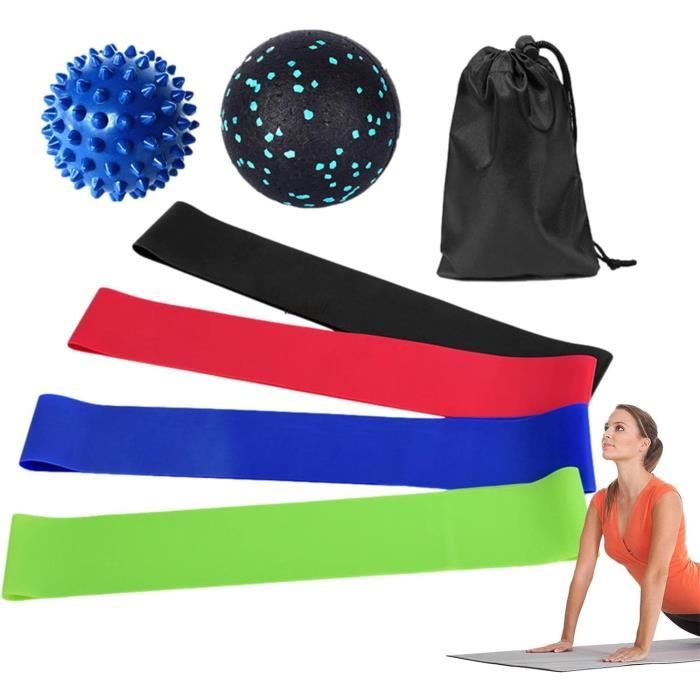 Bandes de resistance pour Yoga Tube d exercice elastique avec boule fascia Style trois Marque Modele Cdiscount Sport