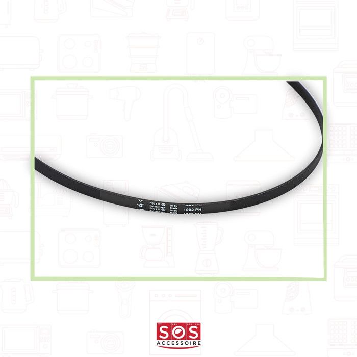 SPARES2GO Cinghia Di Trasmissione Poly-vee Per Asciugatrice Bosch (1992 H7) - Ricambio Compatibile