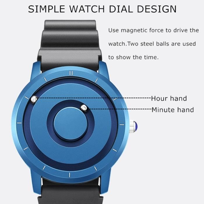 Montre hotsell bille magnetique