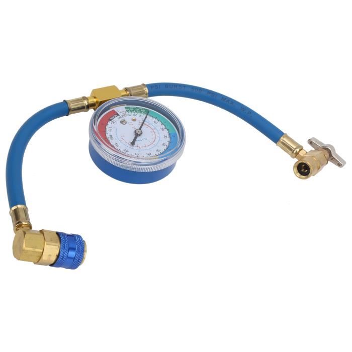 Manometre R134a Garosa manomètre R134A Manomètre de pression de tuyau de liquide de ...