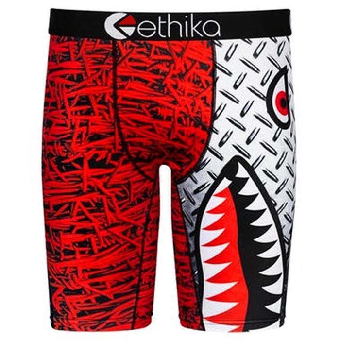 Sous vetement Ethika Slip Hommes Polyester Spandex Calecon Homme Dessin Anime Streetwear Homme Culotte Coffre Type SY03 1pc Blanc Cdiscount Pret a Porter