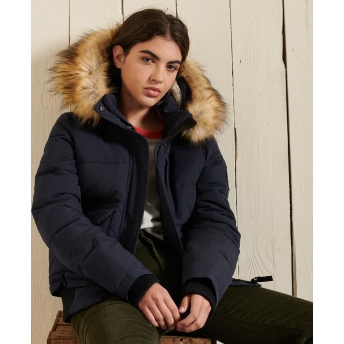Bomber hotsell femme bleu