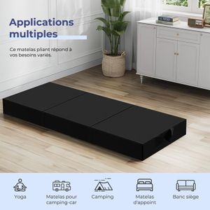 Avec Matelas Lit D'Invité Pliant, Portable Lit De Couchage, Lit Pliable