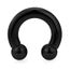 4 G en acier inoxydable circulaire Barbell-interne fileté