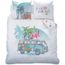 Parure de couette 100% Coton VOLKSWAGEN PARADISE 220x240cm - Cdiscount